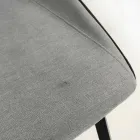 Scaun de design din țesătură cu picioare pătrate fabricat în Italia, 4 piese - Oriella Viadurini