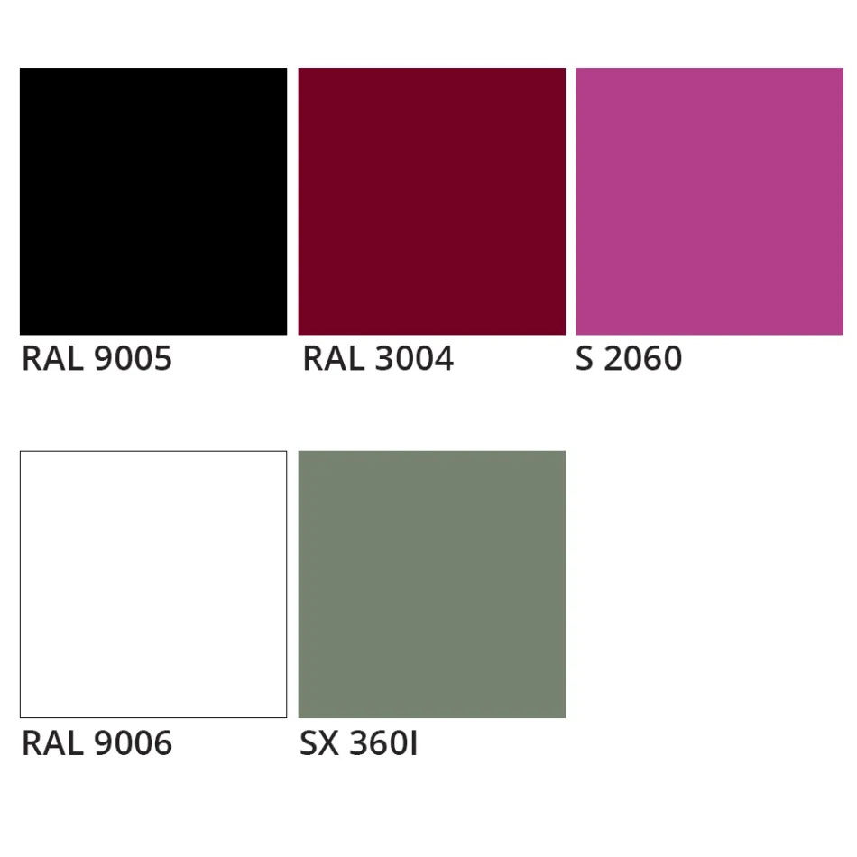 Scaun de lux din stofa cu baza metalica Made in Italy, 2 bucati - Alaska Viadurini