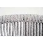 Scaunul de stivuit în aer liber cu cotierele captusite H 73cm - Smart by Varaschin Viadurini