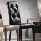 Scaun Tapițat Design, cu Procesare Capitonnè - Diana Viadurini