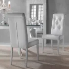 Scaun Tapițat Design, cu Procesare Capitonnè - Diana Viadurini