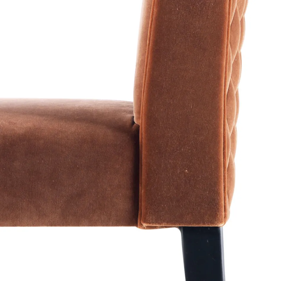 Scaun din lemn masiv din lemn masiv Grilli Zarafa fabricat în Italia, 2 piese Viadurini