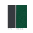 Scaun de stivel exterior, din fier, cu pernă, fabricat în Italia, 2 bucăți - Allegra Viadurini