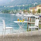 Scaun de gradina stivuibil din polipropilena si fibra de sticla - Ciop Viadurini