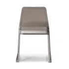 Scaun stivuibil din Lemn cu Scaun din Catifea Fabricat in Italia, 2 Bucati - Leipzig Viadurini