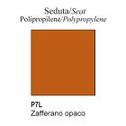 Scaun stivuibil din polipropilenă și metal Made in Italy - Connubia Yo Viadurini