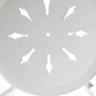 Scaun de exterior stivuibil din metal fabricat în Italia, 2 piese - autoritate Viadurini