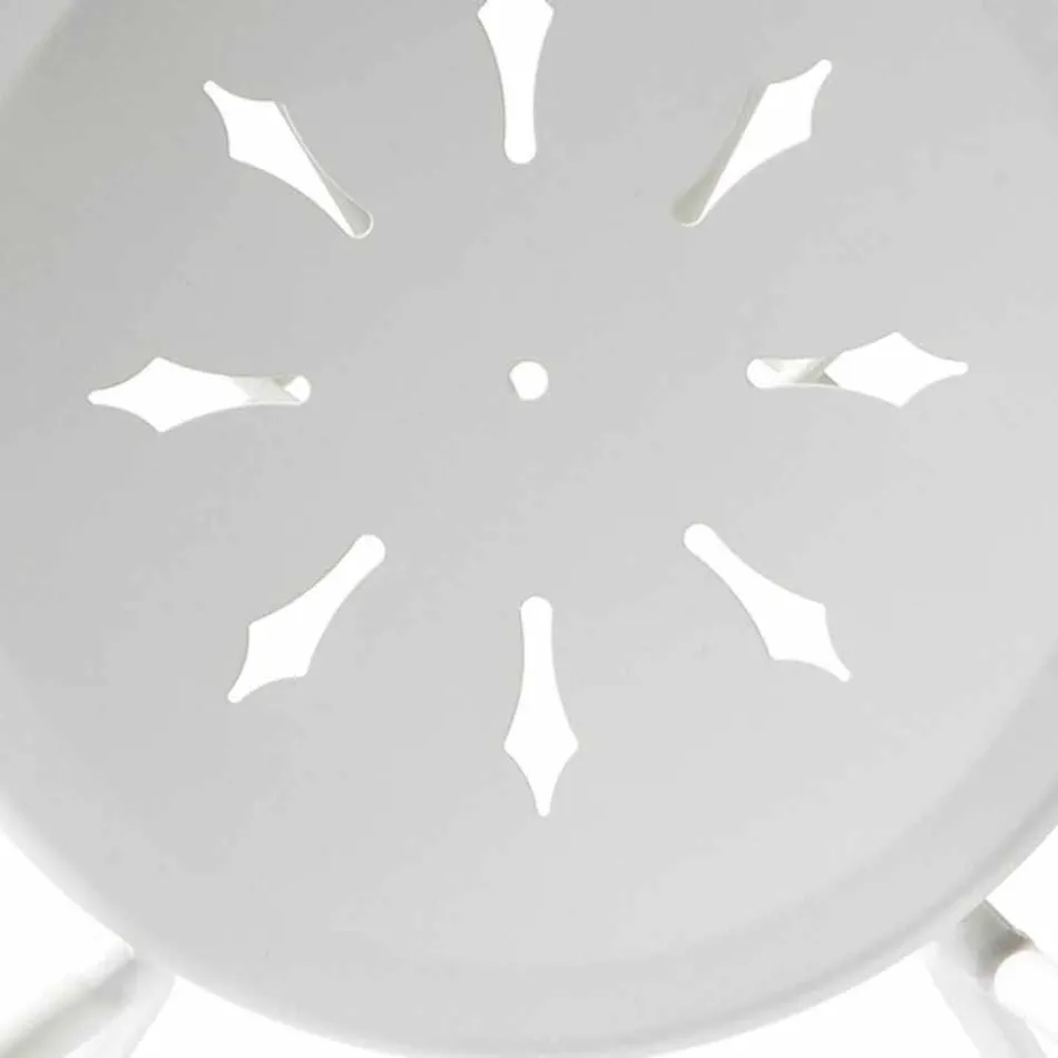 Scaun de exterior stivuibil din metal fabricat în Italia, 2 piese - autoritate Viadurini