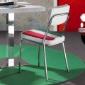Scaun din piele ecologică cu pavilion italian de design Banda
