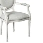 Scaun din fag căptușit cu cauciuc spumă Made in Italy - Occhio Viadurini