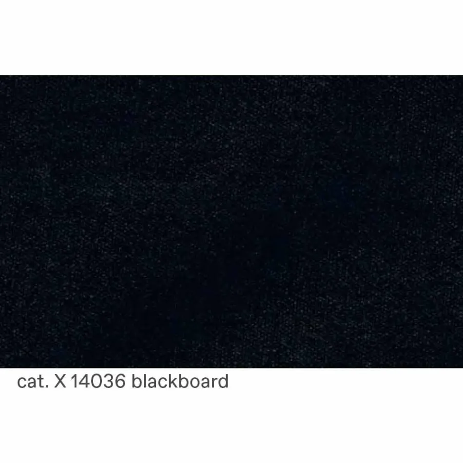 Scaun din frasin vopsit negru cu scaun din bumbac Made in Italy - Merapio Viadurini