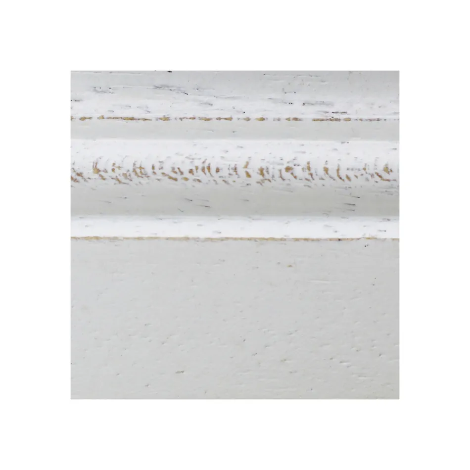 Scaun din Lemn Alb Gleaned și Țesătură Bej Juma Fabricat în Italia - Diamante Viadurini