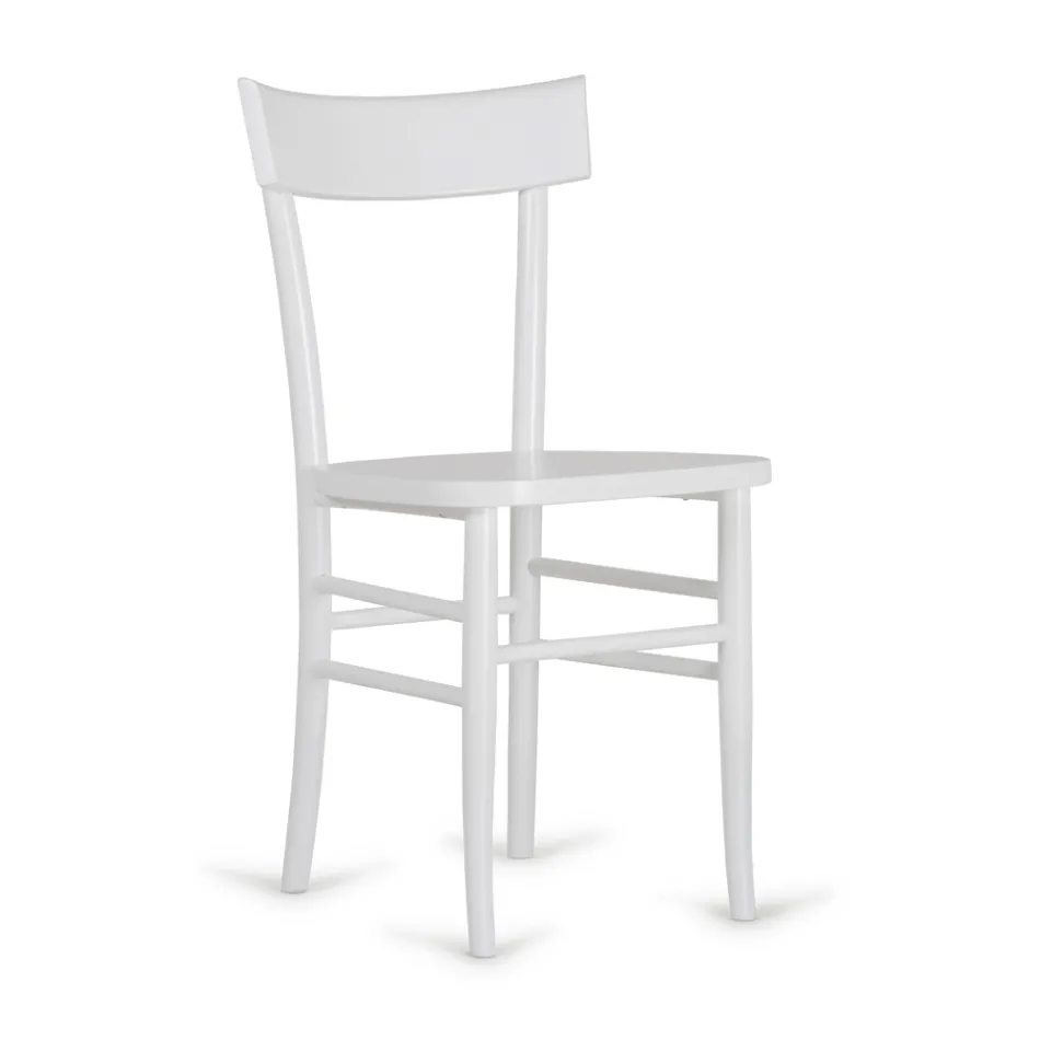 Scaun din 4 piese din lemn de fag cu design modern - Stella Viadurini