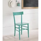 Scaun din 4 piese din lemn de fag cu design modern - Stella Viadurini