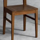 Scaun din lemn de fag Masello Design Bucatarie Made in Italy - Sofia Viadurini