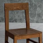 Scaun din lemn de fag Masello Design Bucatarie Made in Italy - Sofia Viadurini