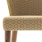 Scaunul din lemn masiv din lemn masiv Grilli York, făcut din Italia 2 piese Viadurini