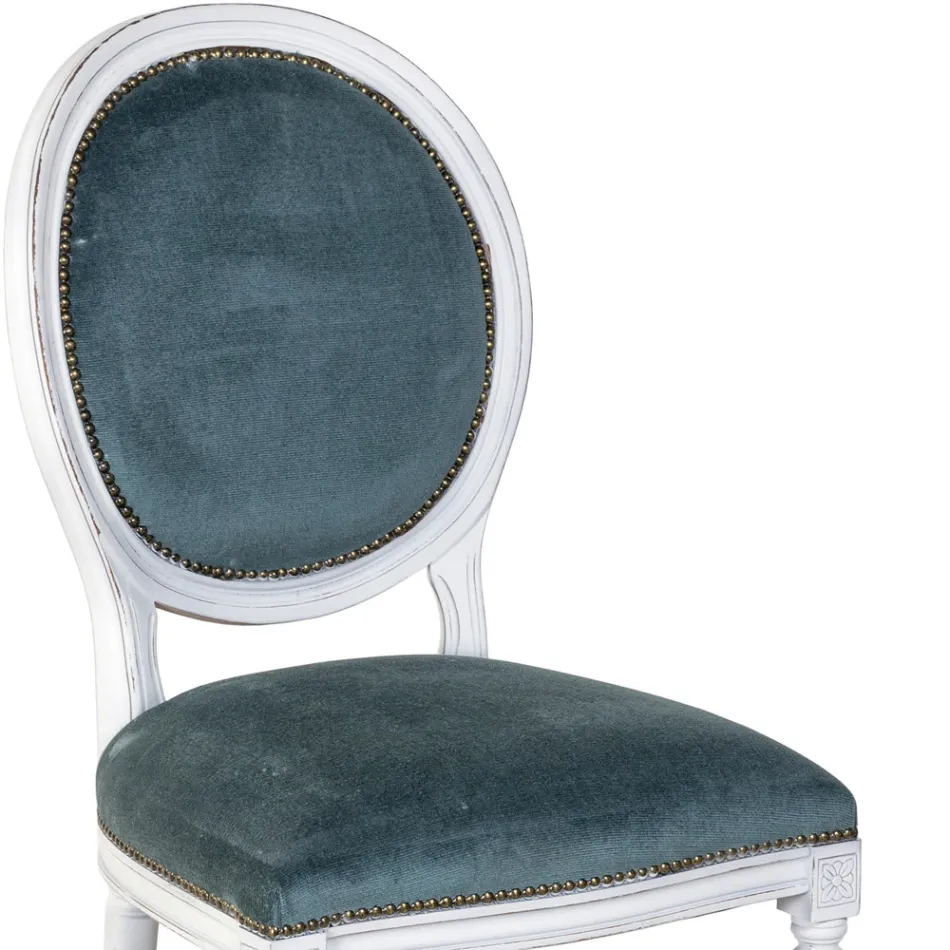 Scaun din lemn masiv de fag și șezut din cauciuc spumă Made in Italy - Lamiral Viadurini