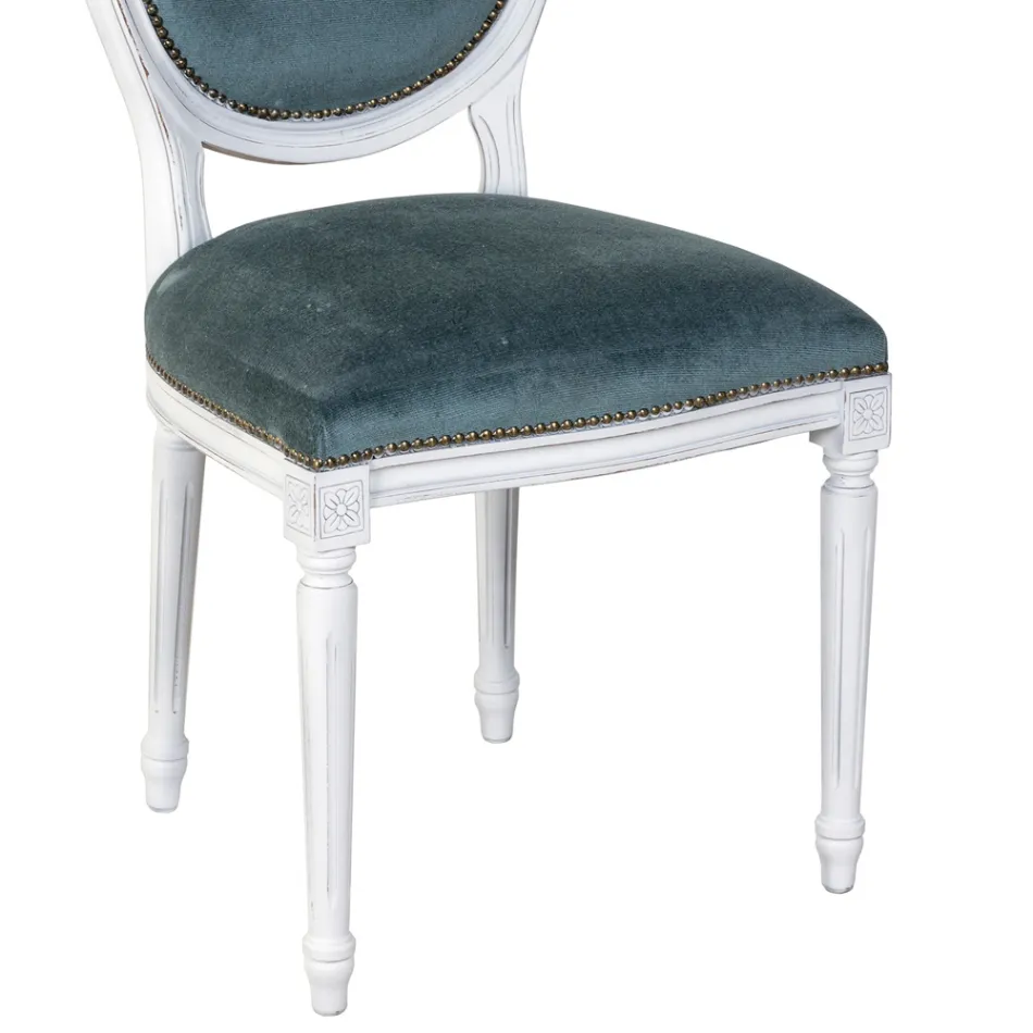 Scaun din lemn masiv de fag și șezut din cauciuc spumă Made in Italy - Lamiral Viadurini