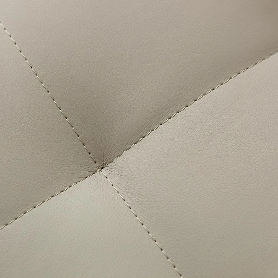 Scaun din lemn masiv acoperit cu piele ecologică mov Viadurini