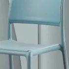 Scaun cu design modern din rasina si fibra de sticla fabricat in Italia Ravenna Viadurini