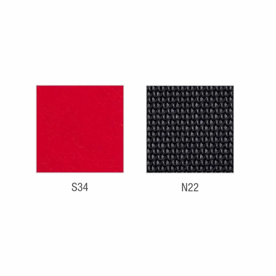 Scaun din piele semi-direcțională și operativă Mina fabricat în Italia Viadurini