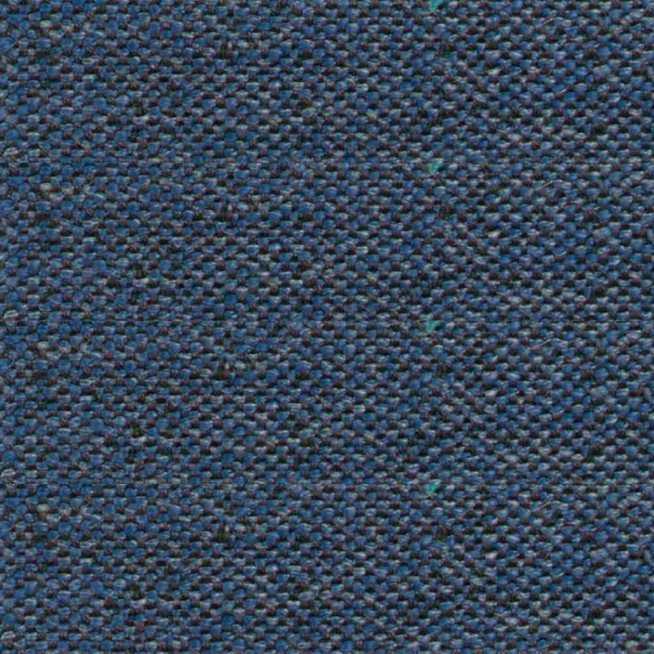 Scaun din stofă cu structură din metal negru de lux Made in Italy - Cacao Viadurini