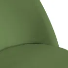 Scaun din catifea și cadru metalic în diferite finisaje - Penna Viadurini