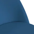 Scaun din catifea și cadru metalic în diferite finisaje - Penna Viadurini