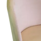 Scaun din catifea și cadru metalic în diferite finisaje - Penna Viadurini