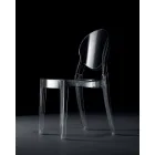 Scaun stivuibil pentru interior sau exterior din policarbonat transparent – Pianeta Viadurini