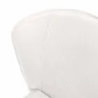 Scaun modern, acoperit complet din imitație de piele, Accadia,  4 piese Viadurini