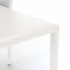 Scaun modern, acoperit complet din imitație de piele, Accadia,  4 piese Viadurini