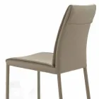 Scaun de living modern căptușit și tapițat, fabricat în Italia – Monnalisa Viadurini