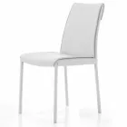 Scaun de living modern căptușit și tapițat, fabricat în Italia – Monnalisa Viadurini