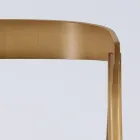 Scaun modern de sufragerie din diferite țesături cu carcasă din lemn - Wolter Viadurini