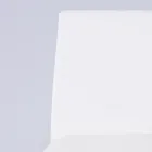 Scaun de living modern din piele ecologica si metal Made in Italy - Reka Viadurini