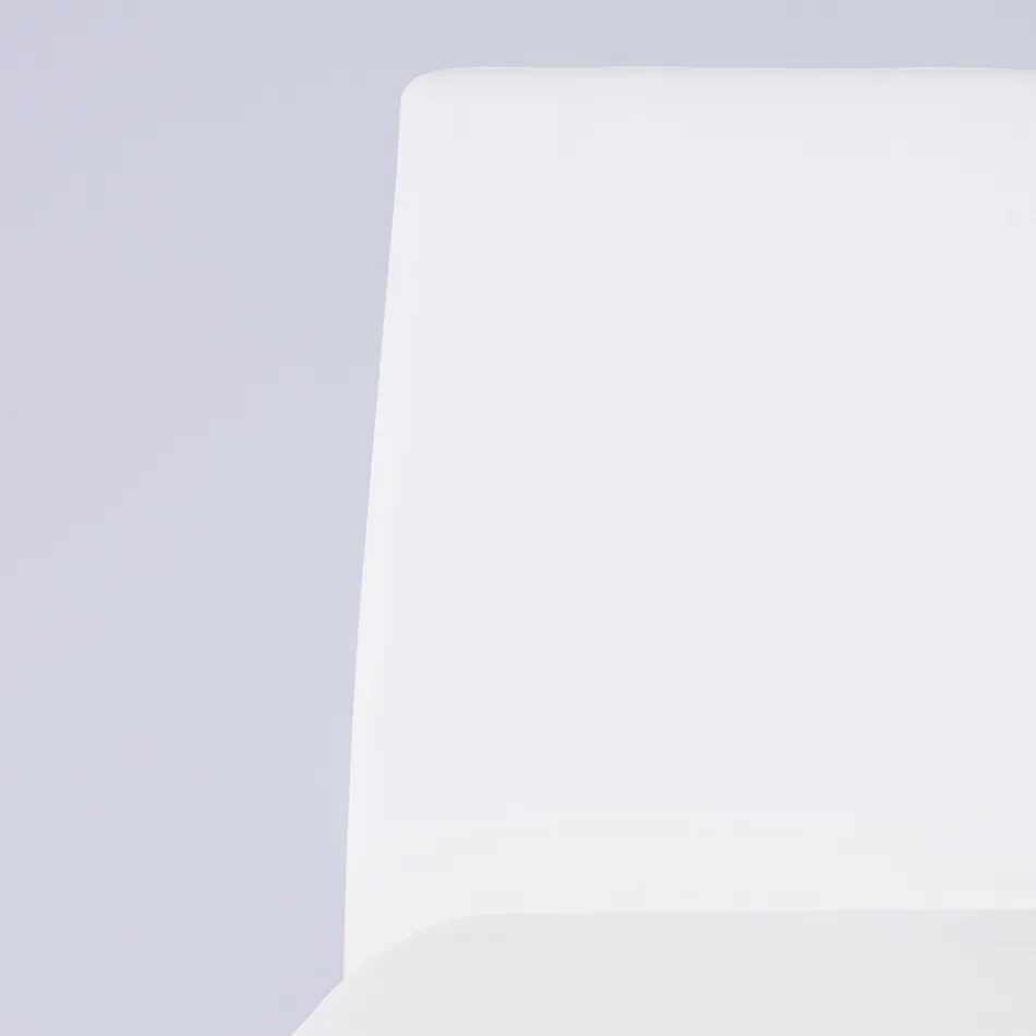 Scaun de living modern din piele ecologica si metal Made in Italy - Reka Viadurini