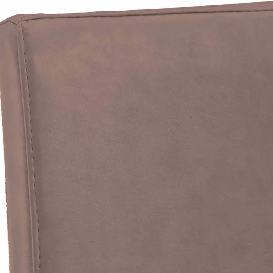 Scaun modern din piele sau imitație de piele pentru sala de mese sau bucătărie Maha Viadurini