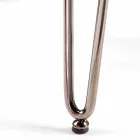 Scaun modern din piele sau imitație de piele pentru sala de mese sau bucătărie Maha Viadurini