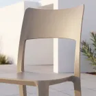 Scaun modern stivuibil din polipropilenă pentru interior și exterior - Vermeer Viadurini