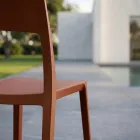 Scaun modern stivuibil din polipropilenă pentru interior și exterior - Vermeer Viadurini