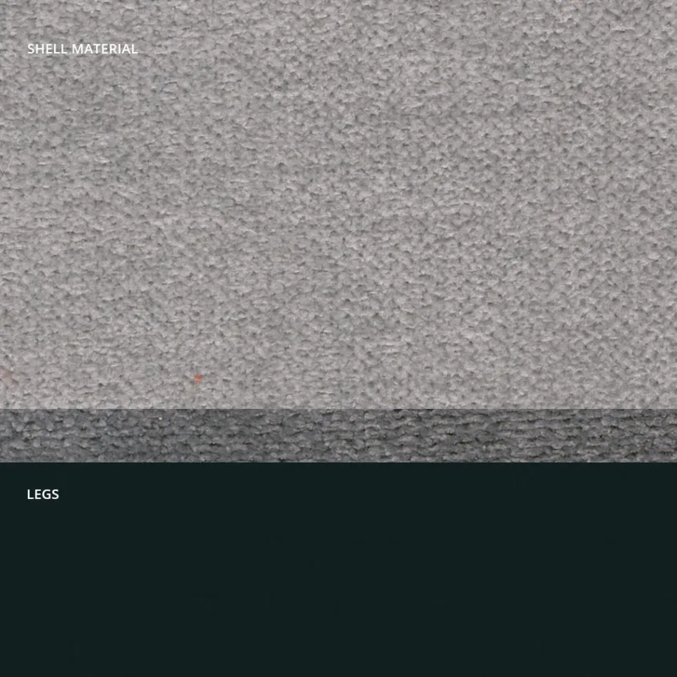 Scaun modern din material textil si picioare triunghiulare fabricat in Italia, Oriella Viadurini