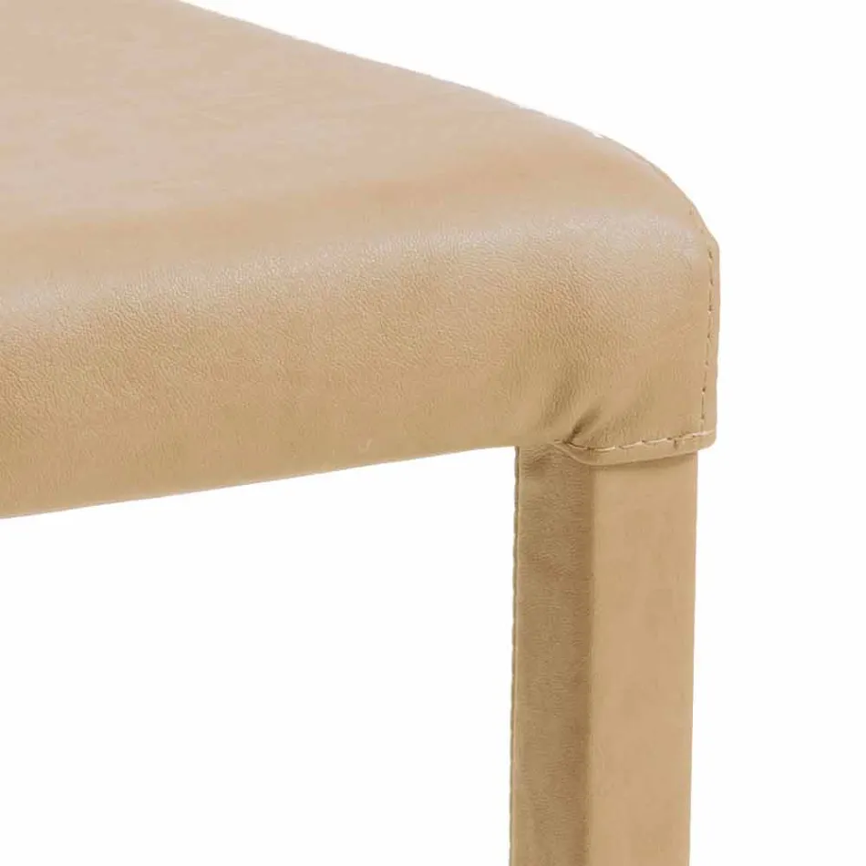 Scaun modern din sala de mese Jamila, realizat manual in Italia Viadurini