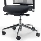 Scaun operativ și semi-executiv din țesături produse în Italia Mina Viadurini