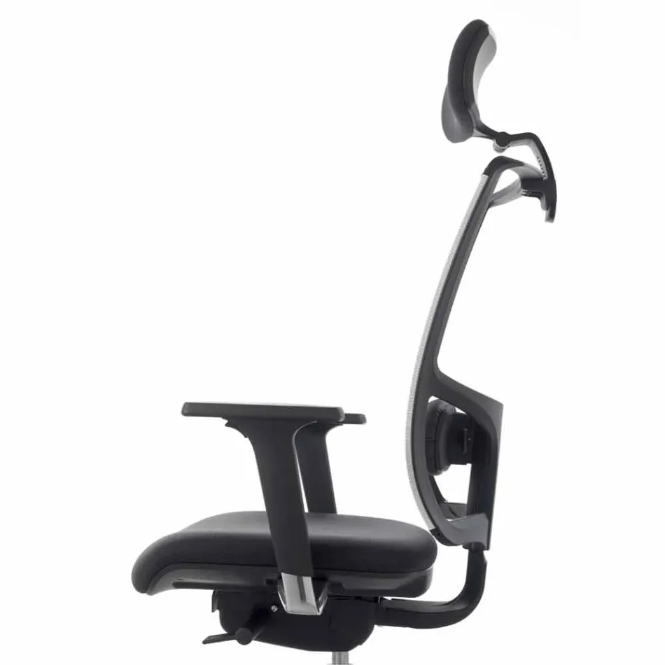 Scaun operativ și semi-executiv din țesături produse în Italia Mina Viadurini