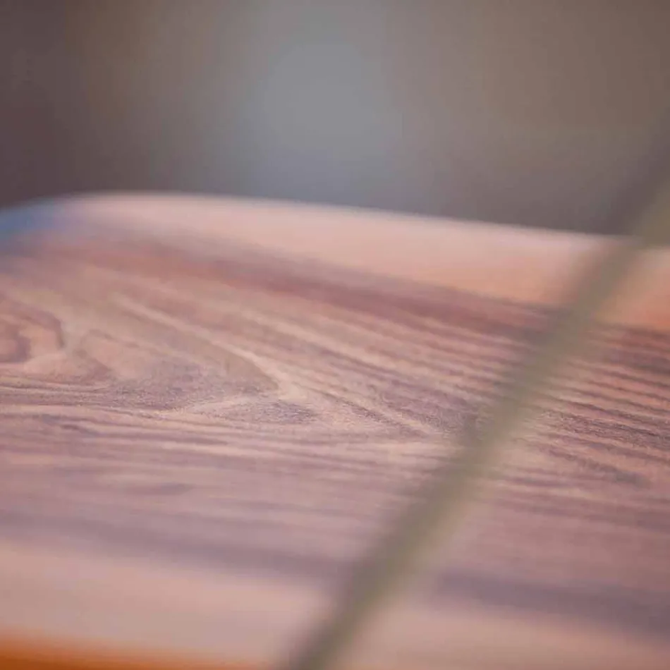 Scaun de sufragerie fabricat manual din lemn și oțel Fabricat în Italia - Valencia Viadurini