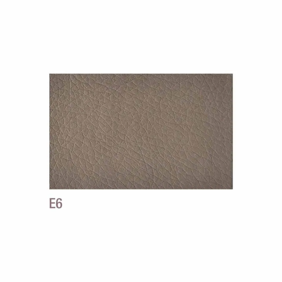 Scaun din piele de design din piele Abbie fabricat în Italia Viadurini