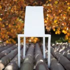 Scaun de sufragerie de designer imbracat in piele Made in Italy - Sissy Viadurini