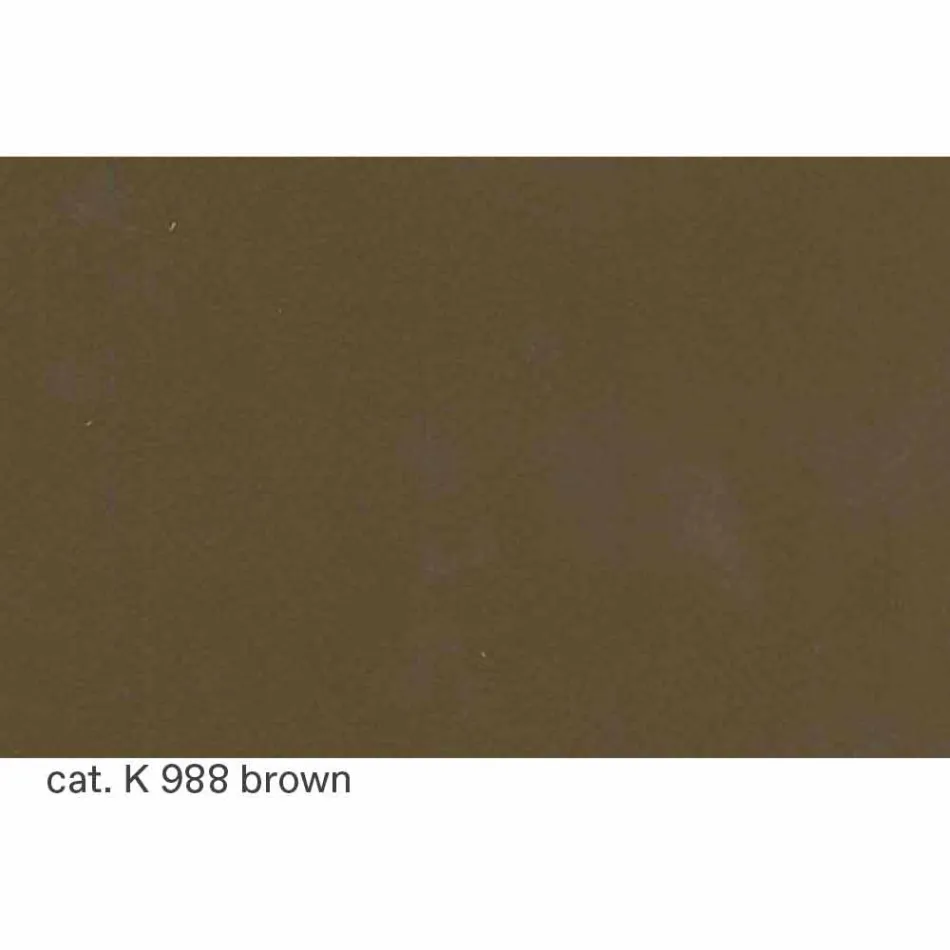 Scaun de sufragerie din oțel cromat și piele Fabricat în Italia - Beniamino Viadurini